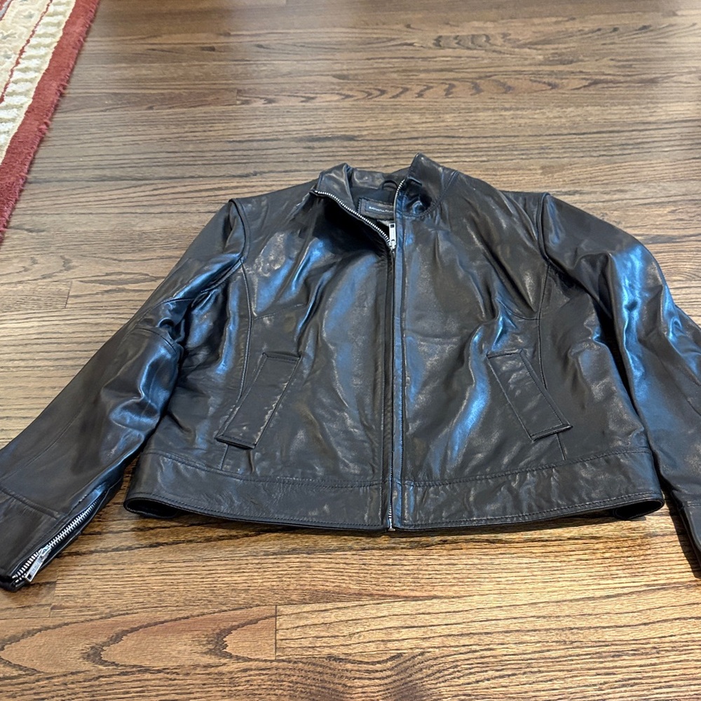 Vintage leather jacket from Banana Republic